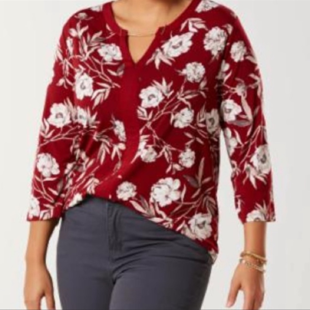 Simply Emma red blouse top